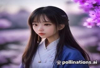 精美二次元少女同人插画，樱花飘落场景，温柔粉色光晕，今日同人库精选同人图